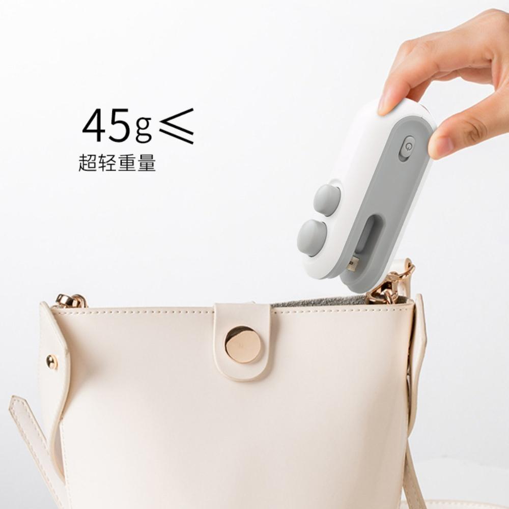 Mini Heat Bag Sealing Machine Package Sealer Bags Plastic Food Sealer Clip Bag Handheld Food Packaging Heat Sealer