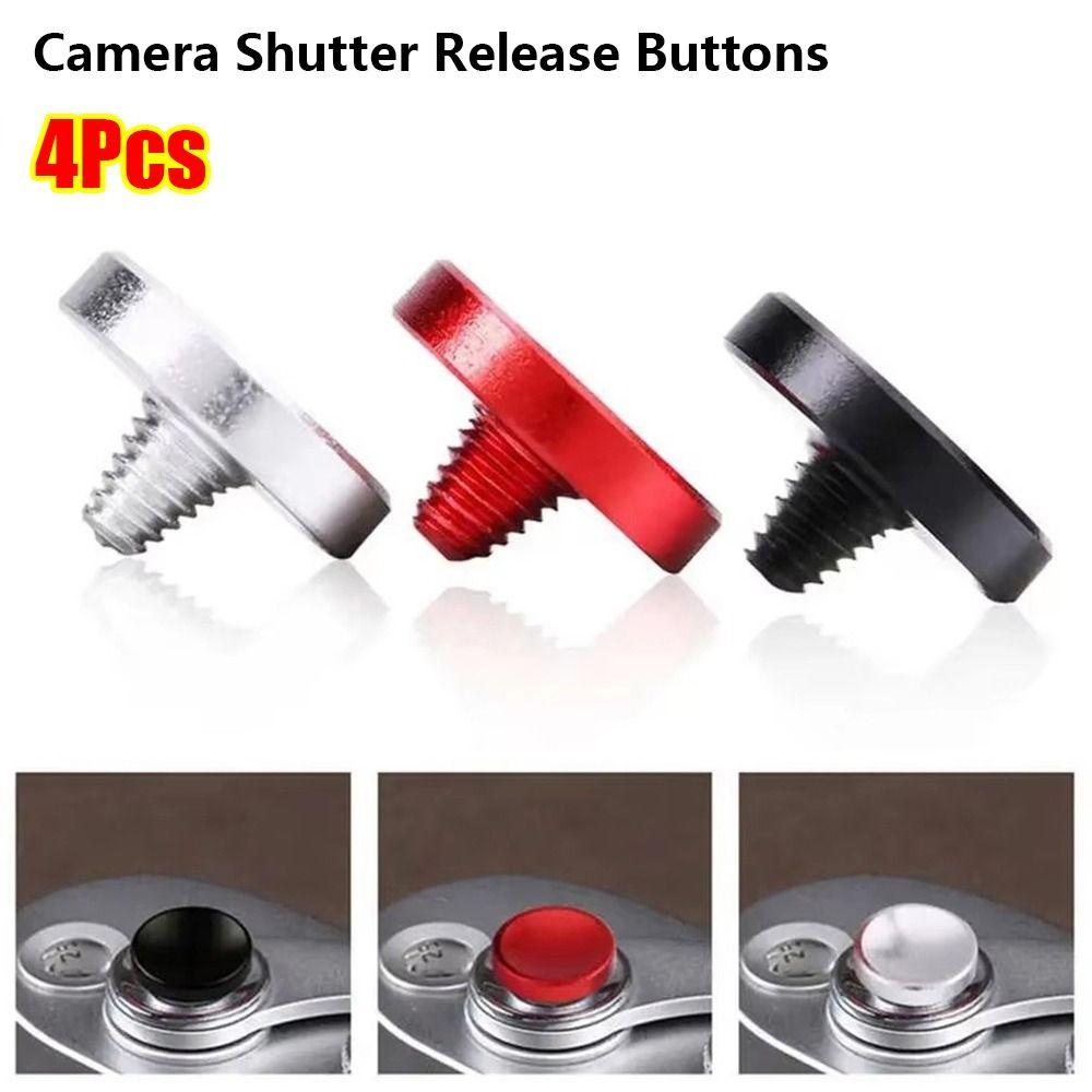4Pcs Soft Metal Camera Shutter Release Button Camera Trigger Button for X100 X100S X100T X100F