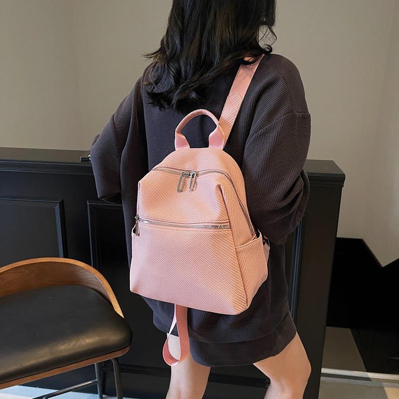 Women's bag backpack new fashionable large capacity shoulder portable student schoolbag fashionable