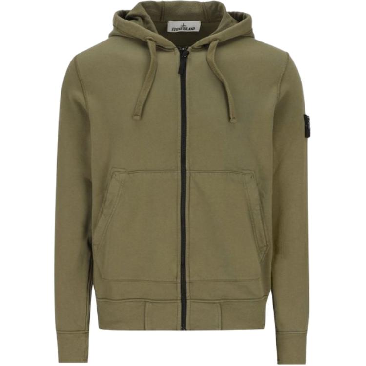 Stone Island Hoodie Logo Patch Lange Mouwen Sweatshirt Heren sweatshirt L1S156100061S0051-V005G L