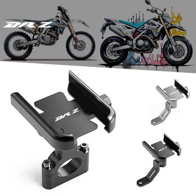 For Suzuki Drz 400 Drz400e DRZ400 Drz400s Motorcycle Mobile Phone Holder GPS Navigator Mirror Handlebar Bracket Accessories