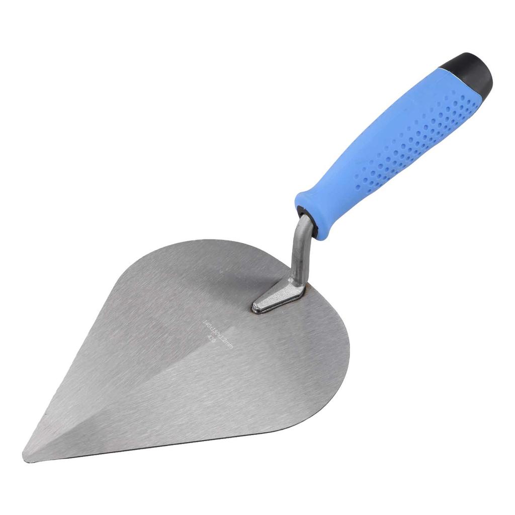 Construction Tools Concrete Trowel Construction Projects Precise Application Rubber Handle Anti-slip Design For Brick Laying