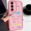 Colorful Fish Pattern Case For Samsung Galaxy S24 S23 S22 Ultra S24 FE S25 Edge A56 A16 A15 A55 A54 A35 A26 A36 Soft Phone Cover