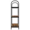 Bookshelf Smoked Oak 80 x 30 x 109 cm Engineered Wood