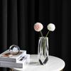 Elegant Diamond Crystal Glass Vase for Home or Hotel Decor