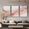 Abstract Gold Foil Modern Lines Pink Canvas Art Paintings For Living Room Bedroom Posters And Prints Wall Poster Home Decor
