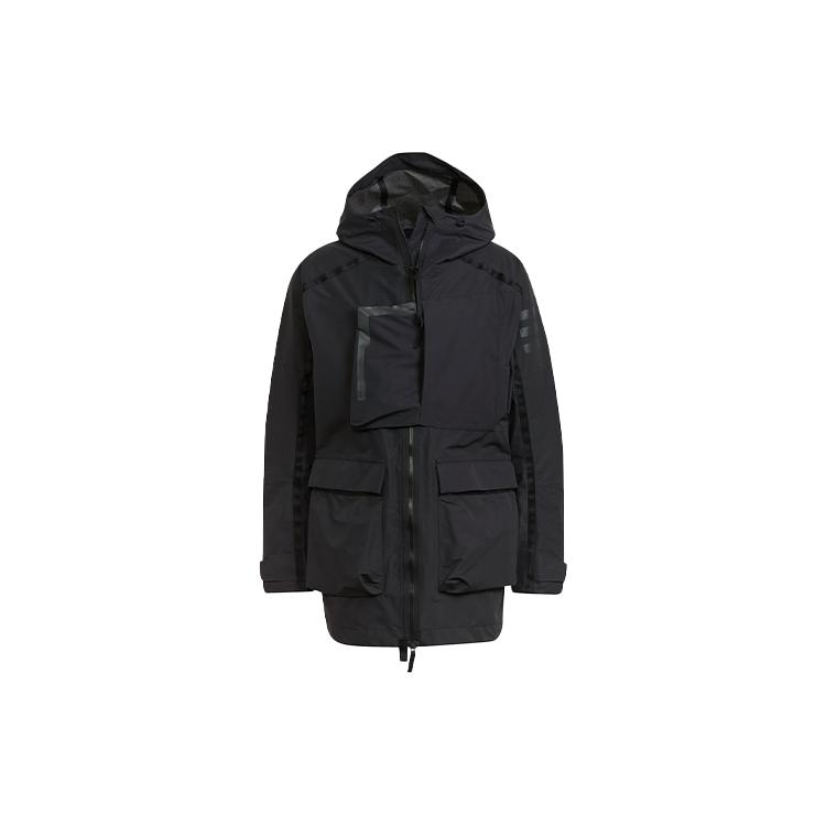 Adidas Jackets Men`s Black Hooded Moderate