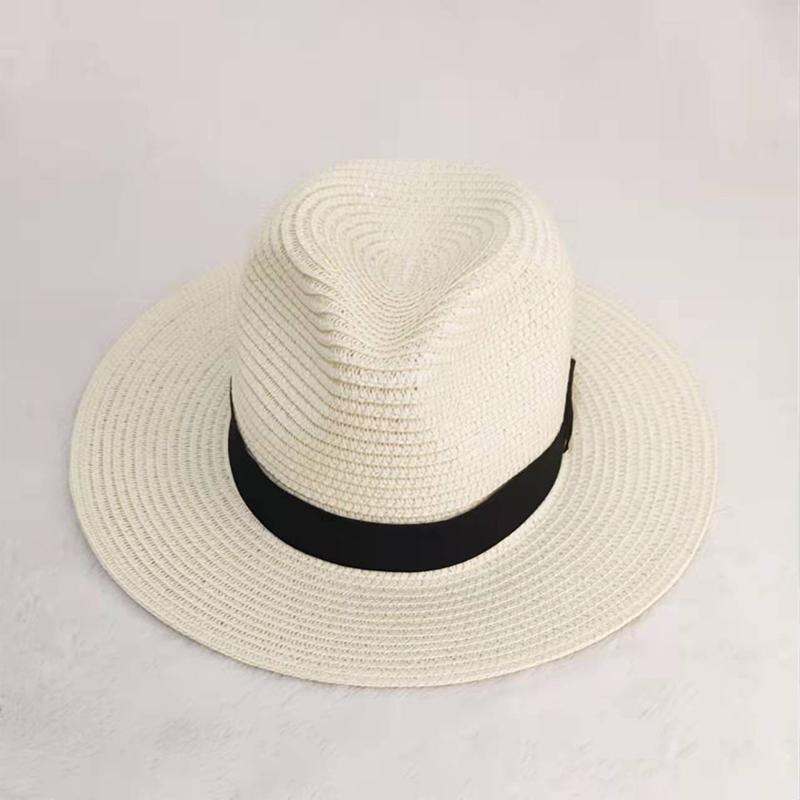 

Летняя корейская шляпа от солнца для отдыха мужчин и женщин, дорожная шляпа от солнца для отпуска, широкополая шляпа, универсальная пляжная шляпа, соломенная шляпа