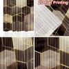 2D flat Photography Backdrop Popular Photography Banner Gold Hexagonal Design 100% Polyester Party & Holiday Decor Use for