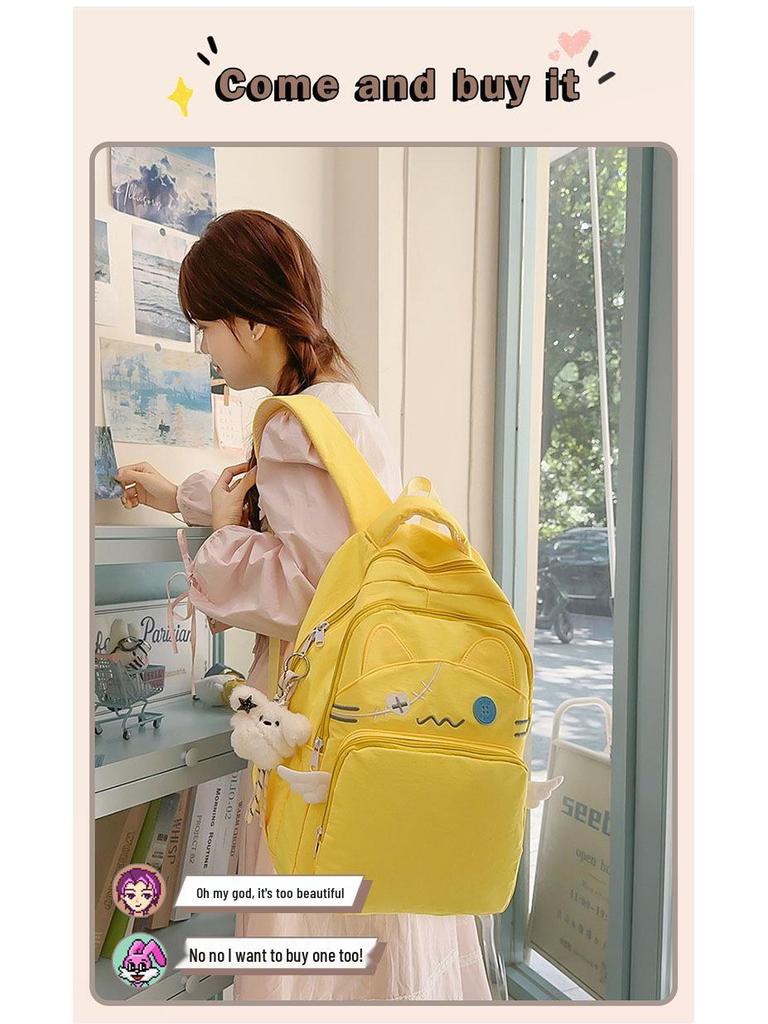 2025 Versatile Cartoon Backpack for Women and Students - Large Capacity for School