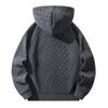 Men's  Fashion  Trendy Half Zipper  Hooded Hood  Pullover  Thickened  Fleece  Texture  Hoodie