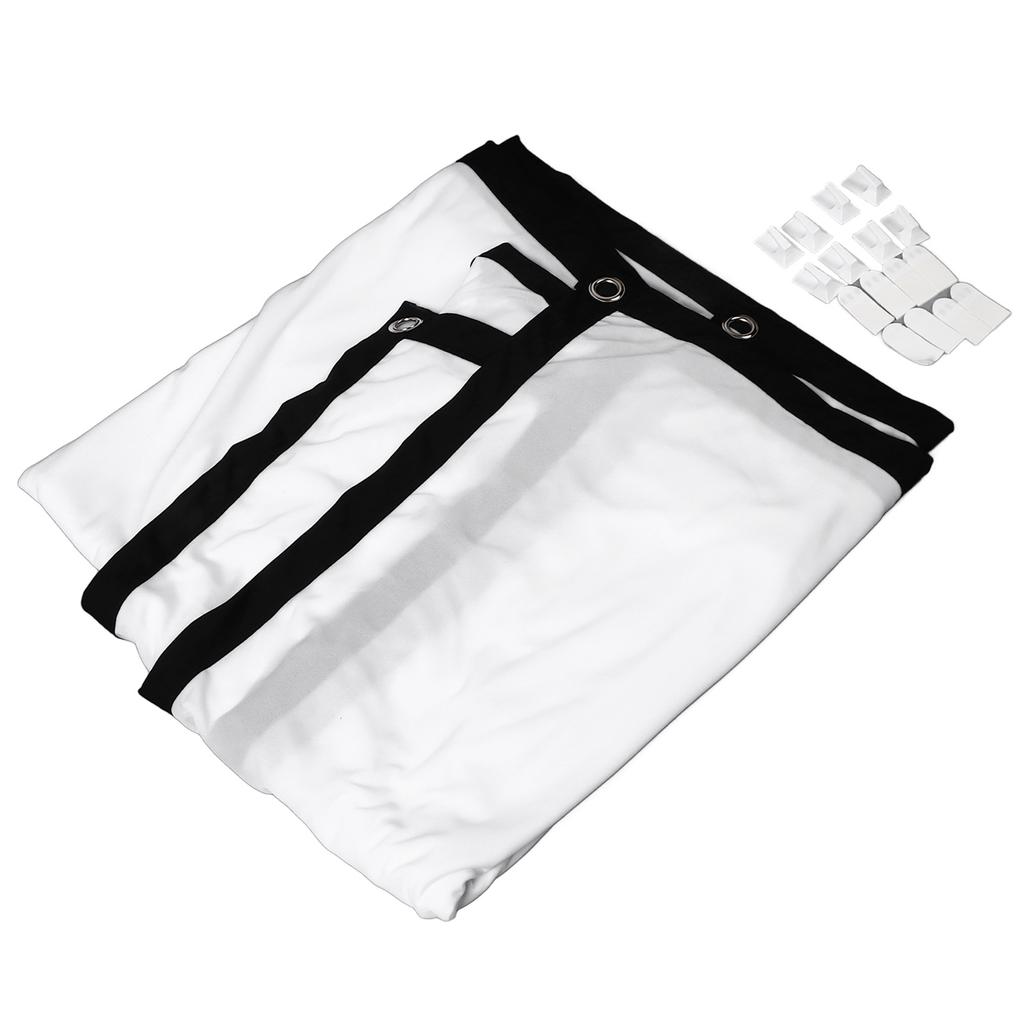 120 Zoll Projektorleinwand Faltbar Weiches Polyester Außenprojektion Filmleinwände für Zuhause Camping