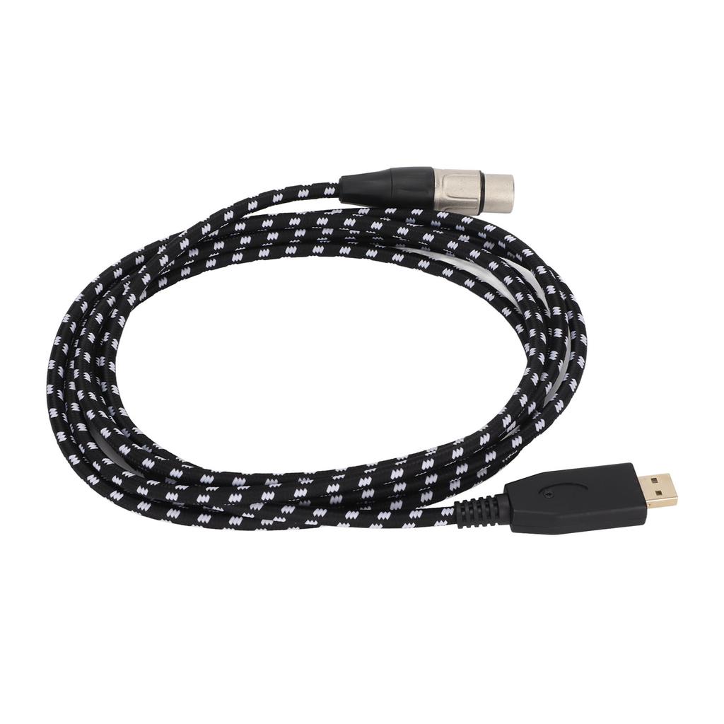 USB Microphone Cable USB To XLR Female 3 Pin Cable for Microphones Recording Karaoke Sing 3m9.8ft