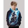 Autumn Winter 3D Motocross Graphic Printed Hoodies Fashionable Casual Warm Sports Long Sleeved Children's Boy Hooded Sweatshirts