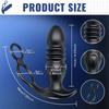 APP Control Prostate Vibrator & Telescopic Butt Plug - Vibrating Anal Sex Toy for Men & Women, Stretchable Pleasure Device