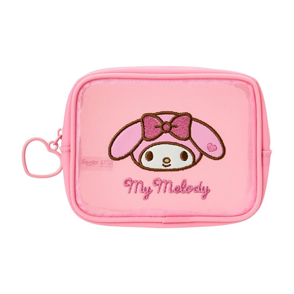 Sanrio My Melody Mini Small Item Ages 3 and 617083 Pouch, PVC, Polyester, Steel, Holder, Up,
