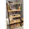 Bookshelf with 5 Shelves Concept Rafofis Home File Book Shelf Atlantic Pine