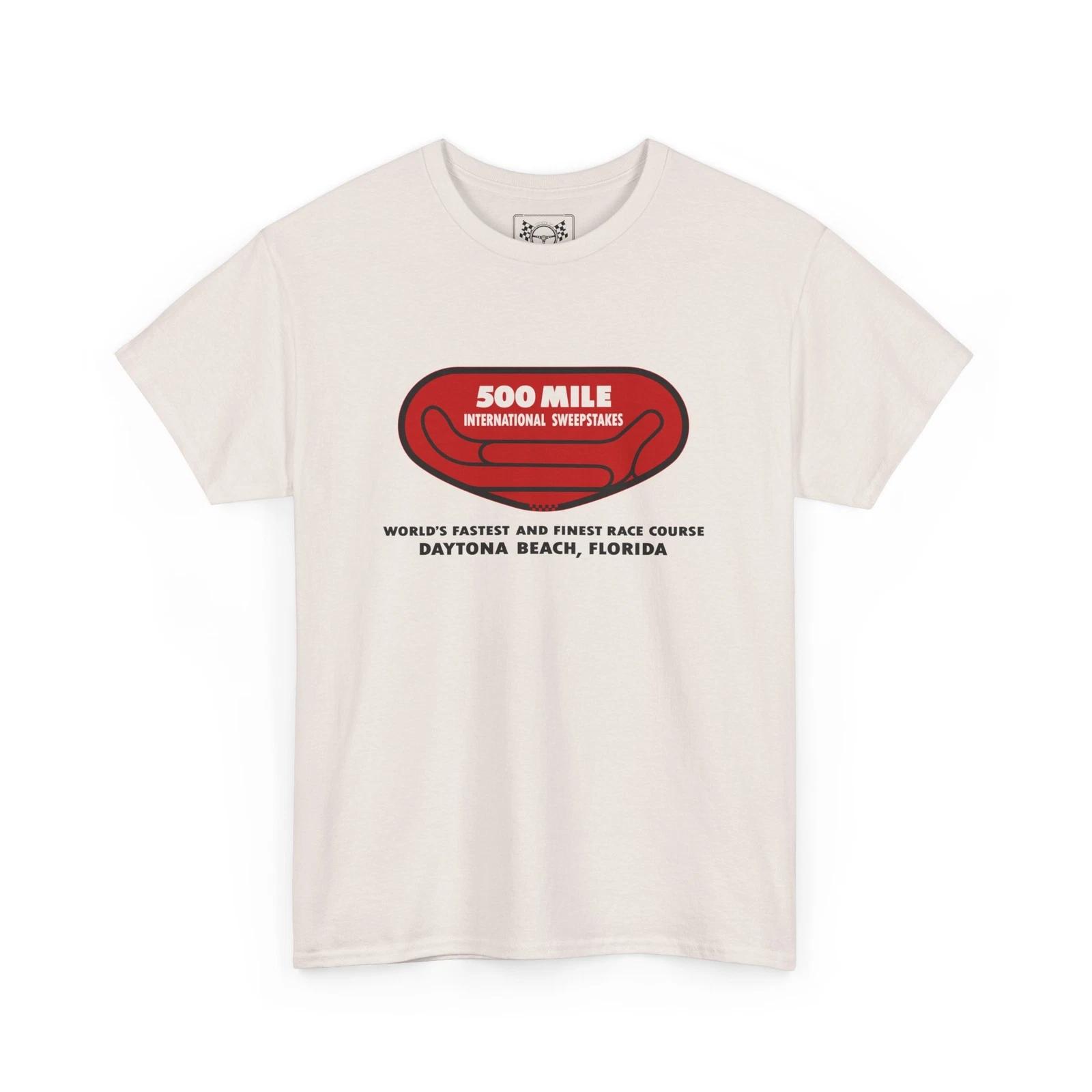 500 Mile Race T-Shirt - NASCAR Daytona Beach Race Track Tee - Racing Fans Gift XL