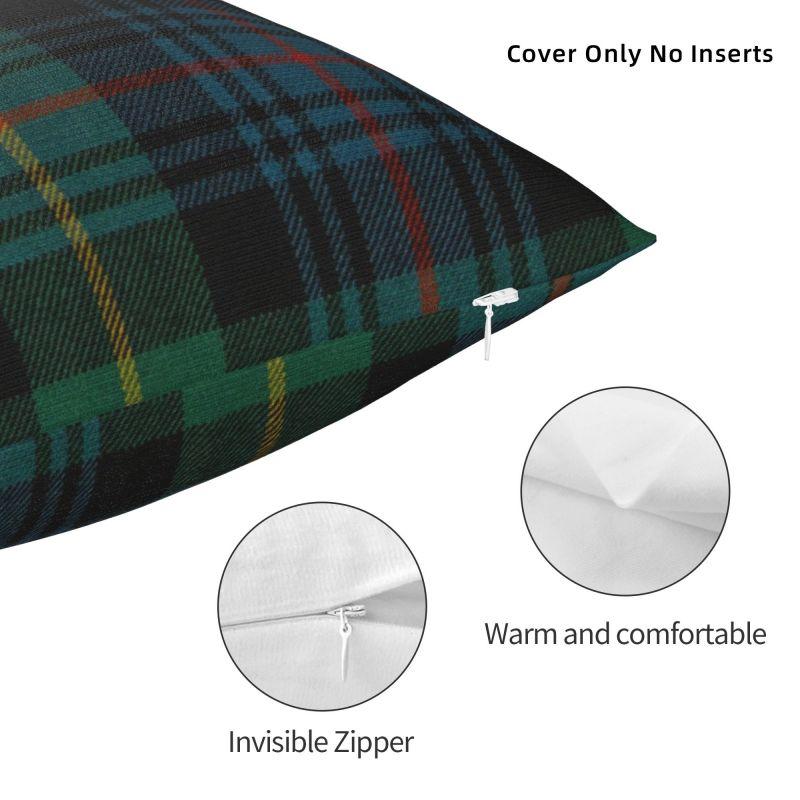 Mode Grün Tartan Karo Modern Kissenbezug Wohnzimmer Dekoration Gingham Kissen
