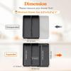 Expandable Utensil Tray Adjustable Silverware Divider Non Slip 6 Slot Drawer Organizer for Kitchen