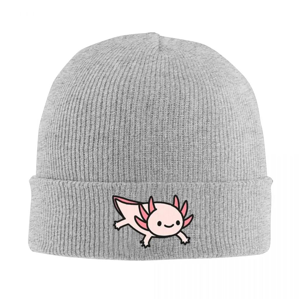 Axolotl Warm Knitted Cap Hip Hop Bonnet Hat Autumn Winter Outdoor Beanies Hats for Unisex Women Adult