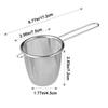 Single Ear Shape Stainless Steel Tea Strainer Anti-Scald Fine Mesh Colander  Flour Filter