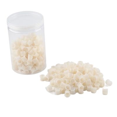 300 Stück Tattoo-Farbpigmentbecher Einweg-Silikon Augenbrauen Lippen Augen Tattoo PigmentbecherWeiß