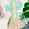 Cactus-shape Garden Ornament Wall Hanging Ig Bohemian Macrame Rainbow Wall Decor Handmade Macrame Rainbow Cactus-shape