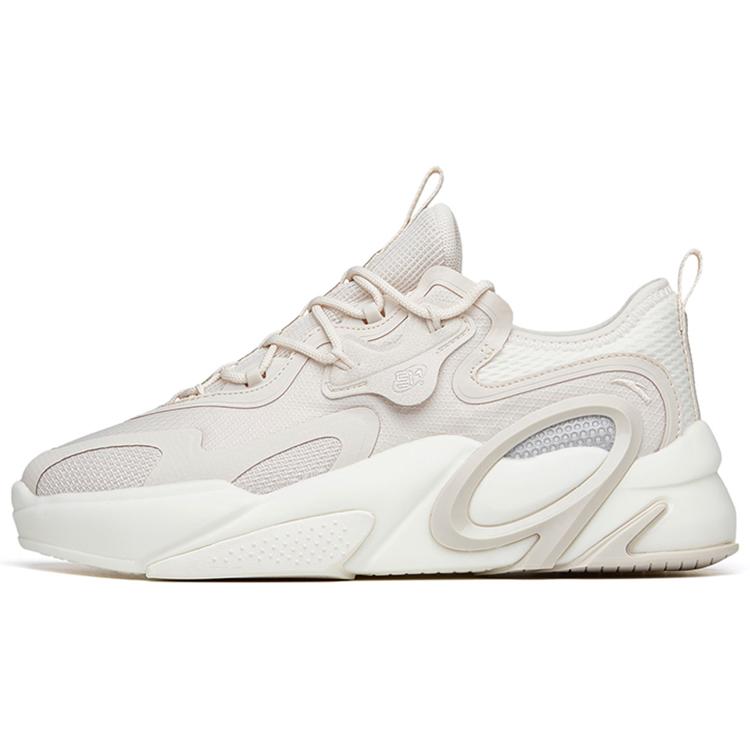 New Anta AT91 Low-Top Skateboard Shoes Women's Gray White 122218072-1