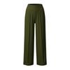 Women's Color Wide Leg Pants with Pockets Casual Loose Fit Straight Leg Trousers for Everyday Wear