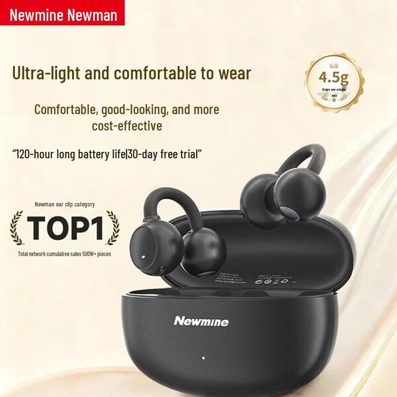 Newman LY63 Pro Open-Ear Clip-On Bluetooth Headset