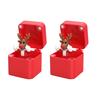 1/2/4Pcs Christmas Middle Finger In A Box Ornament Pop-up Santa Claus Reindeer Snowman Box Desktop Decoration Tricky Props Gag Prank Gift