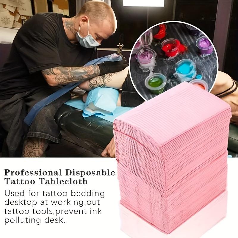 20/100 peças Tapetes de Mesa para Limpeza de Unhas Tapete Descartável para Nail Art Toalha de Mesa Impermeável para Manicures Pedicures Folhas de Papel Ferramentas para Unhas