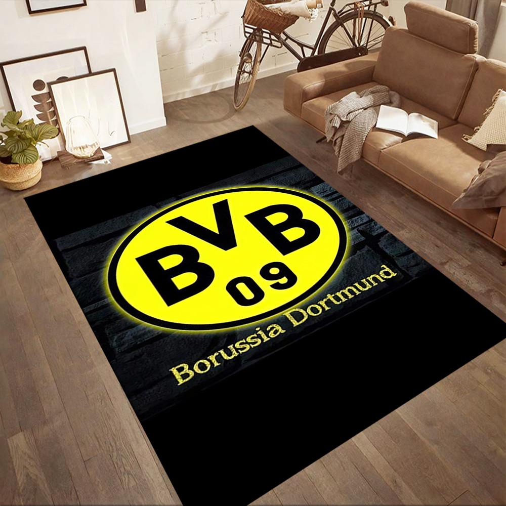 Borussia Dortmund Floor Mat Perfect For Dining Room Decorate Room Dormitory Kitchen Antislip Carpet Anime Office Decor Wedding Party Gift