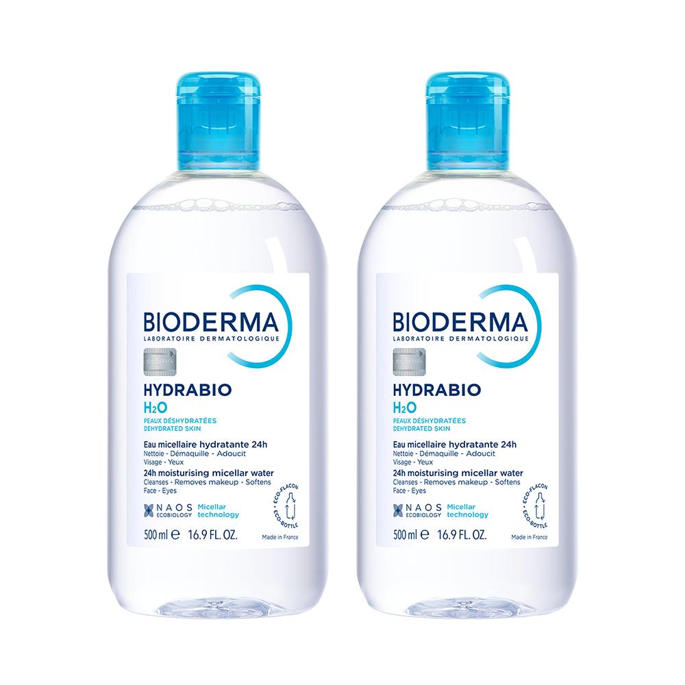 [Bioderma] Hydrabio H2O Micellar Water 500ml+500ml Duo