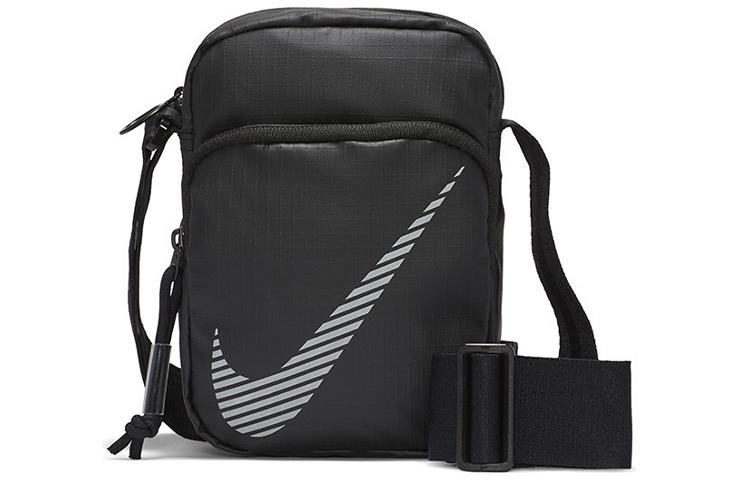Nike Heritage Synthetic Material Shoulder Bag, Crossbody Bag Regular Unisex Black DB4696-010