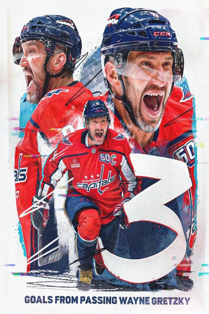 Metal Wall Art Hockey Ovechkin Sports Decor Gym Man Cave Gift
