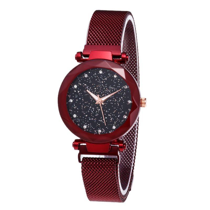 Women s Fashion Stars Sky Belt Watch Stainless Steel Casual Classic Appeal