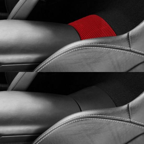 Luxury Red Carbon Fiber Car Central Decoration Cover For Corvette C7 2014-