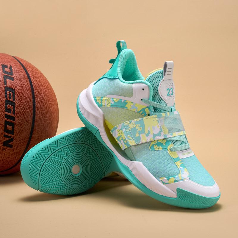 

Professional basketball training men s and women s basketball shoes low-top mesh fashion luminous sports shoes spring and summer low-top non-slip a 45