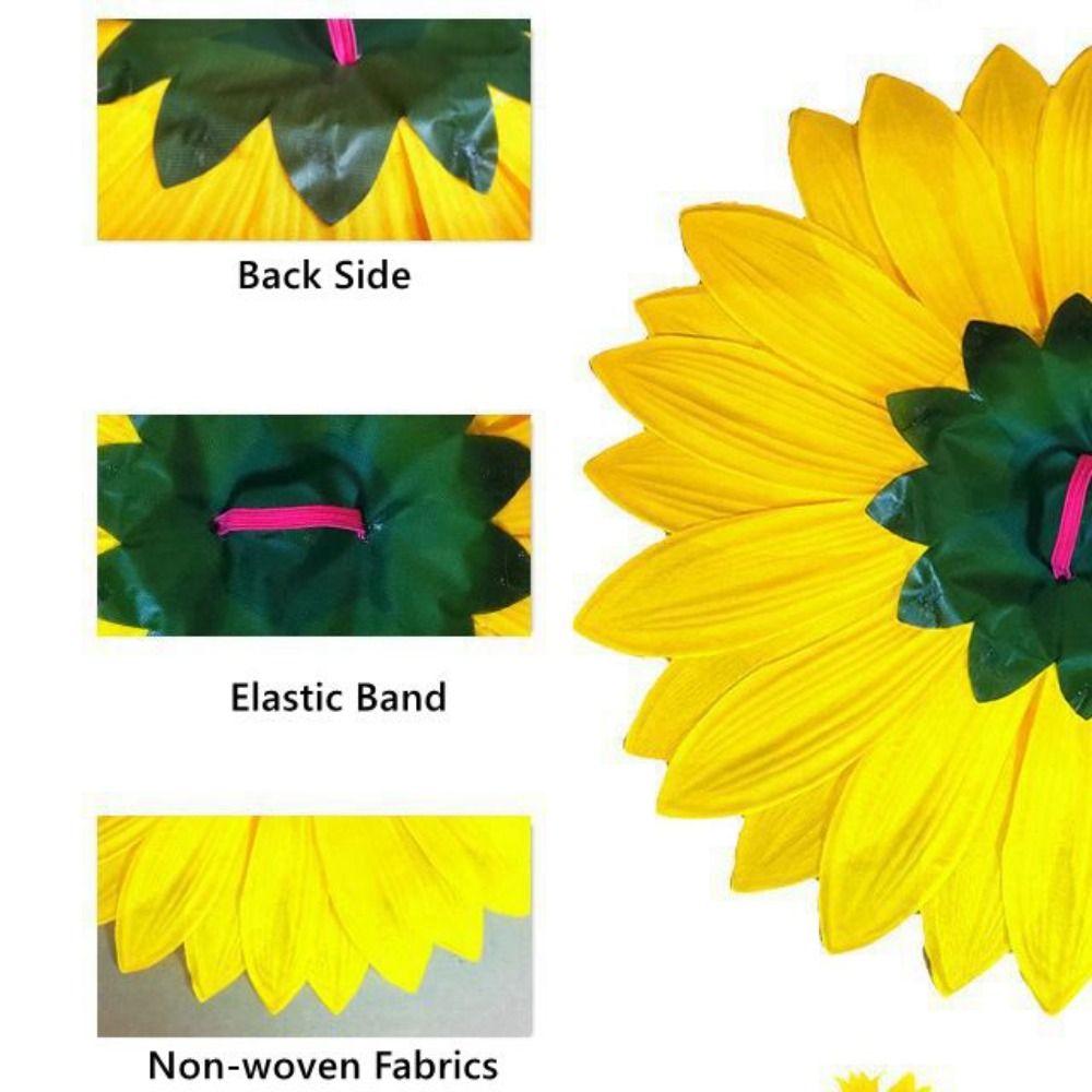 Wiederverwendbare Sonnenblumen-Tanzrequisiten 25cm/32cm Tanzaufführungsrequisiten Bühnenaufführungszubehör