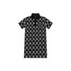 New MLB Short Sleeved Dresses Women's Black 31OP17131-50L