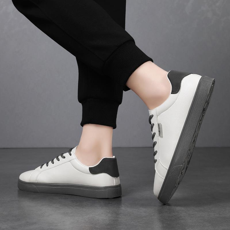 Men's Leather Low-Top Skateboarding Shoes Men's Sneakers