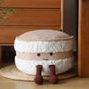 Cute Plush Seat Sitting Pillow for Bed Sofa Office Anti-Slip Machine Washable Soft Plush Cushion Decor Fun Gift for Kids Adults