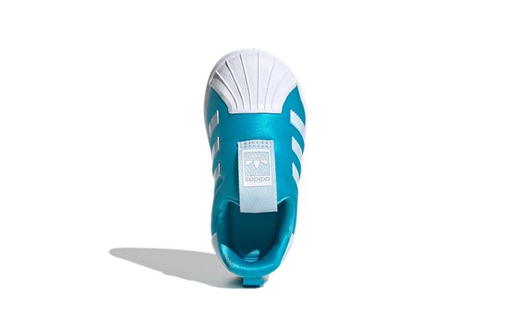 adidas Originals SUPERSTAR 360 Comode Traspiranti Basse Scarpe da Skateboard Blu Neonato e Bambino FV7227