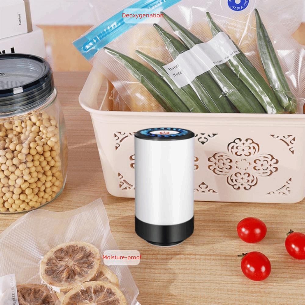 Low Noise Electric Vacuum Pump Mini Body Compressed Bag Air Pump Vacuum Bag Pump  Food Preservation