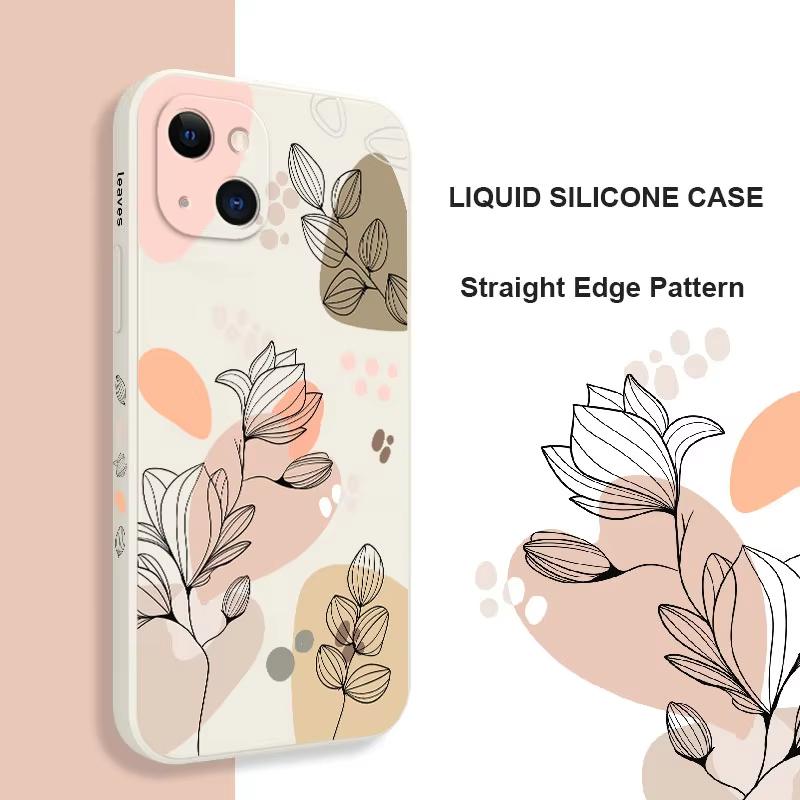 Abstract Plants Phone Case for Xiaomi Redmi Note 14 13 12 11 Pro Plus 4G 5G 12S 11S 10S 10 9 9S 8 Redmi 10C Cover
