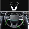 Silver Steering Wheel Decor Cover Trim For Toyota Land Cruiser LC300 2022 2023