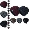 Cozy Knit Slouch Beanie Hat For Men And Women With Warm Thermal Fleece Lining