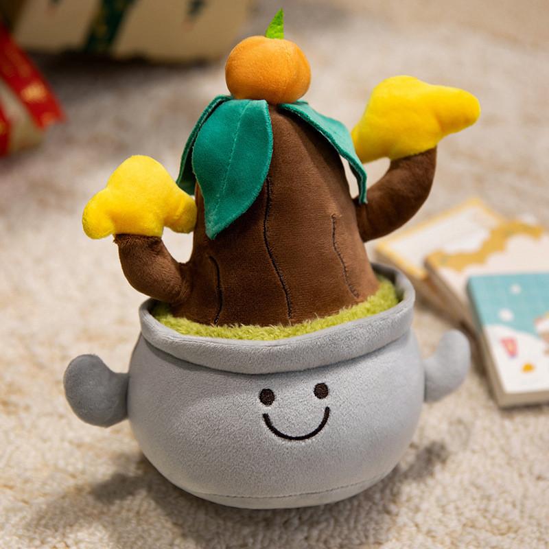 

Money Potted Tree Plush Toy Cartoon Soft Filled Doll Room Decoration Gift Child Money Tree